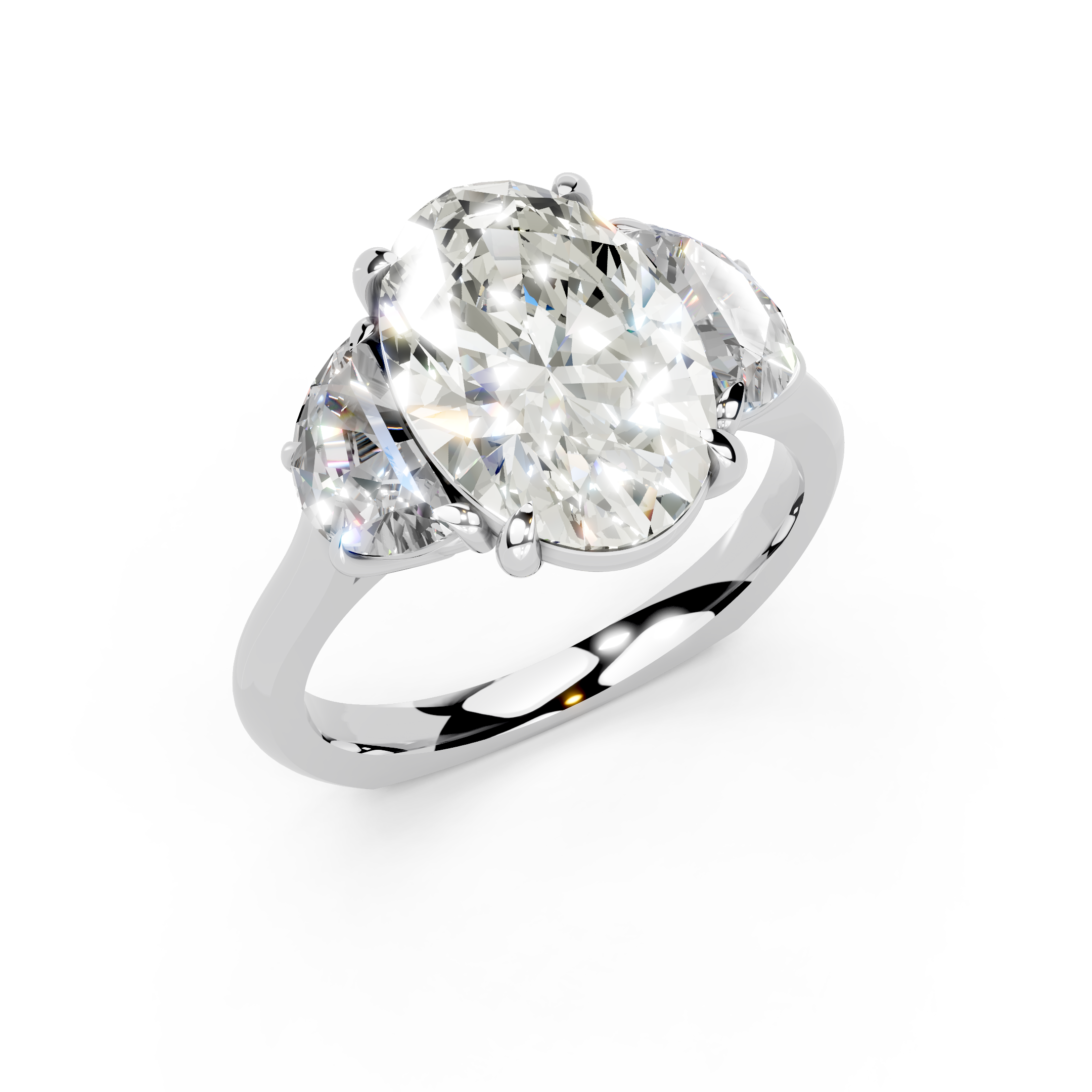 1129 Oval Engagement Ring