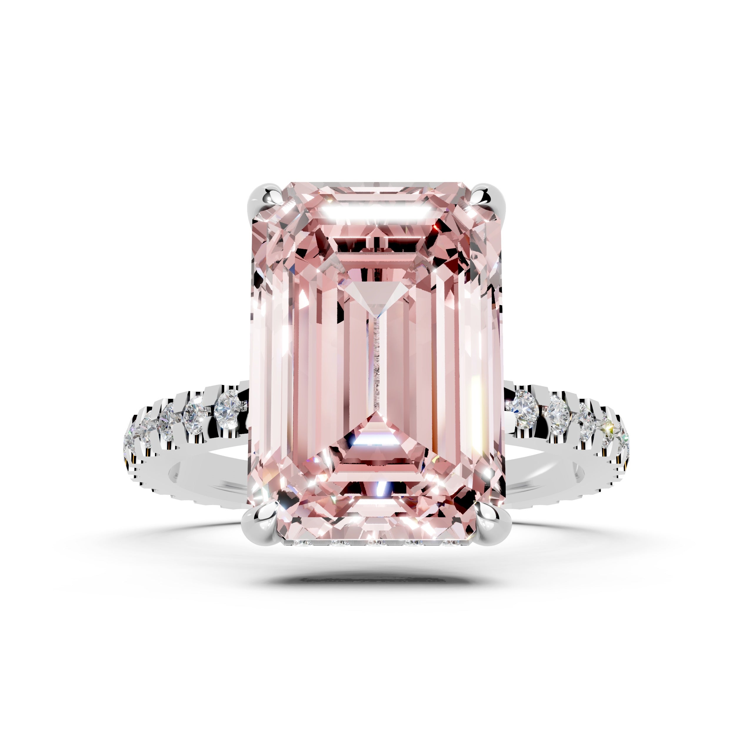 Emerald Radiance Solitaire Ring