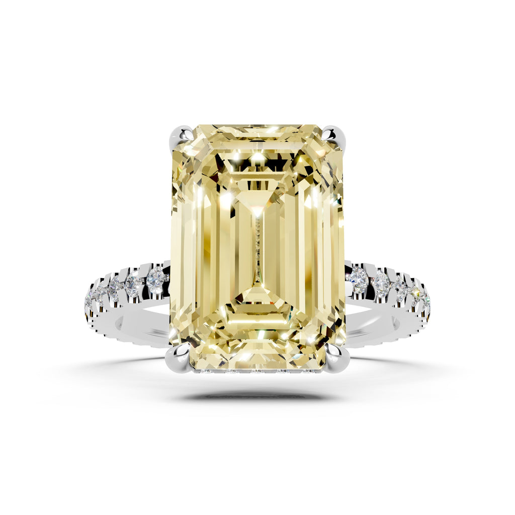 Emerald Radiance Solitaire Ring