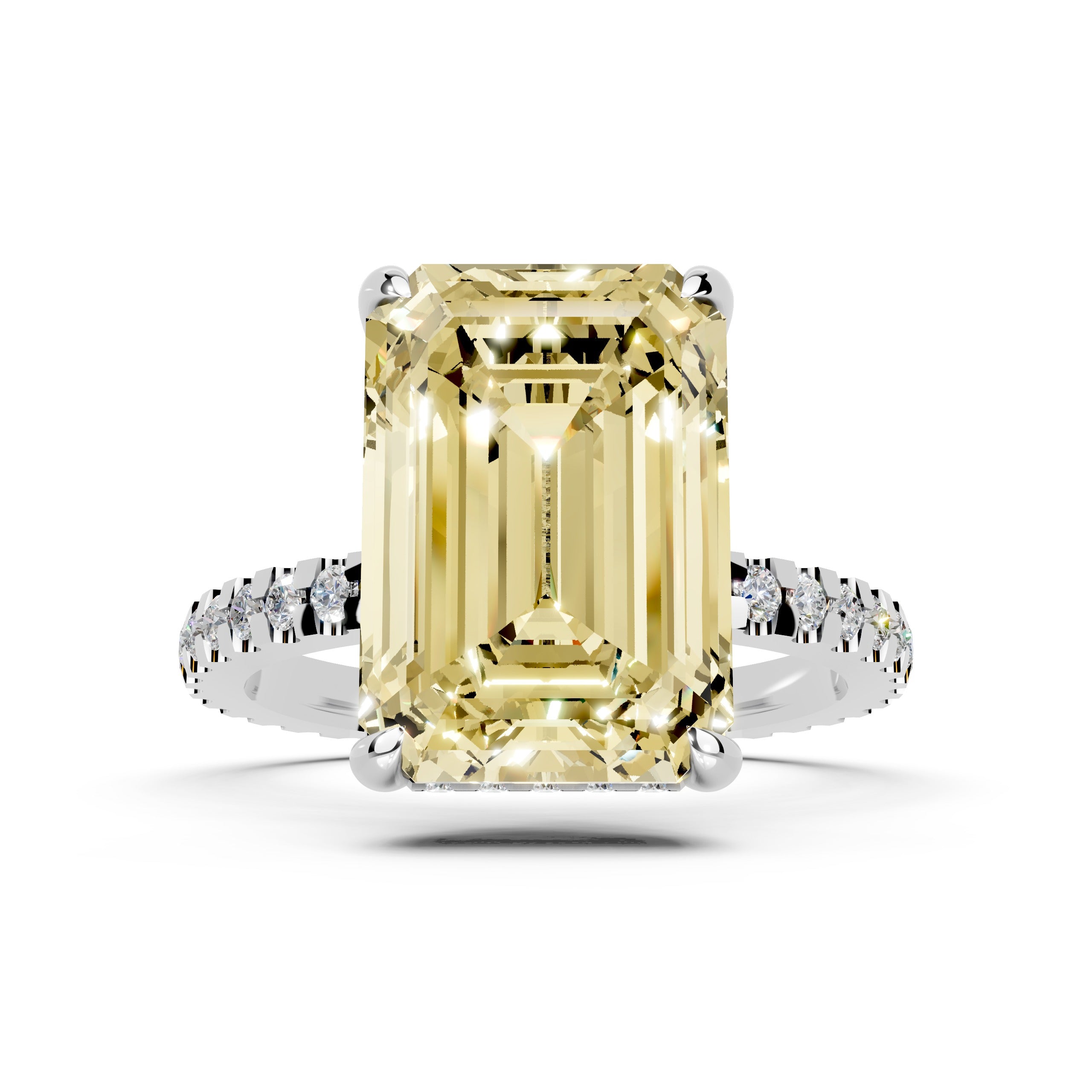 Emerald Radiance Solitaire Ring