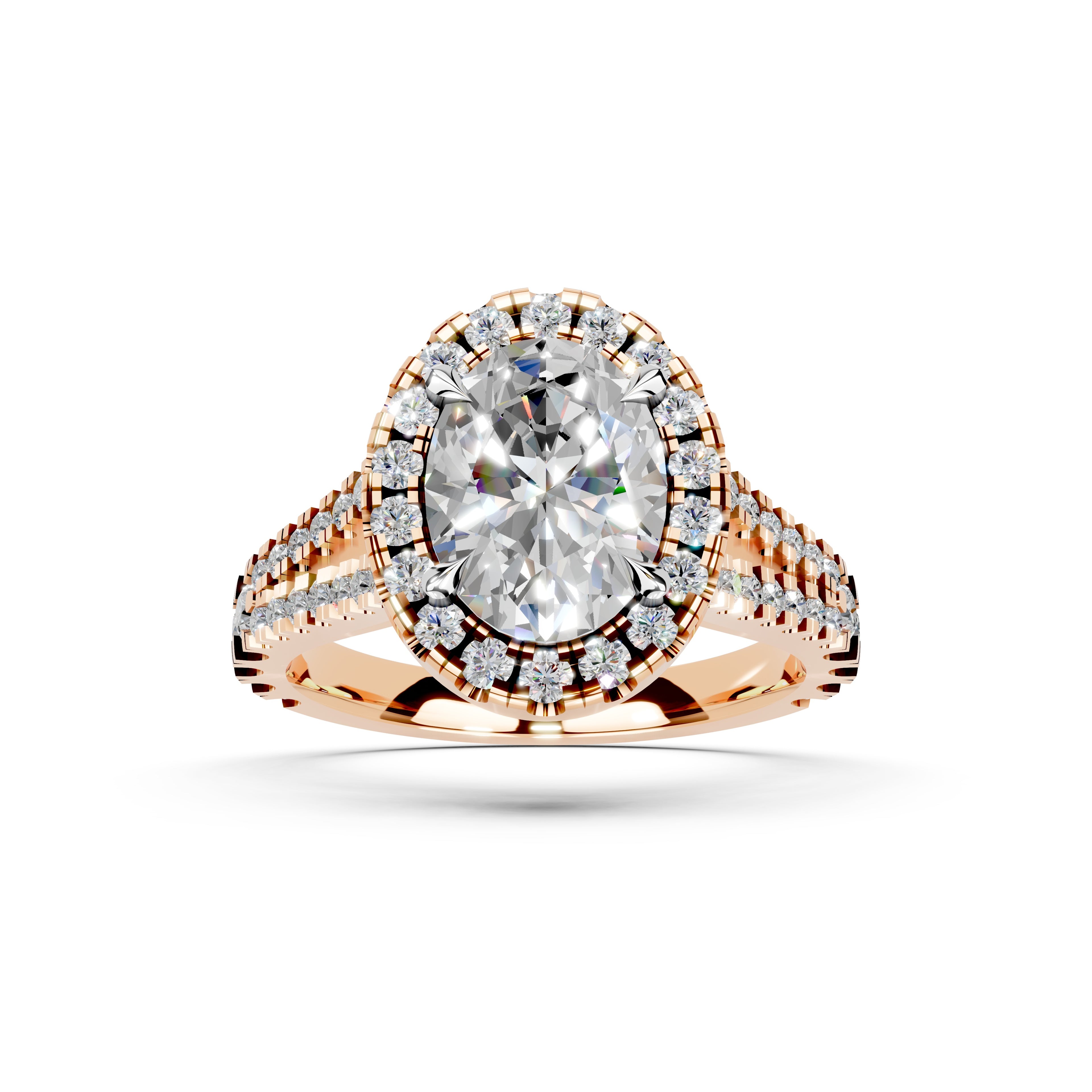 OVAL ENGAGMENT RING